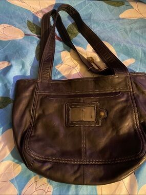 Fossil Leather Shoulder Bag